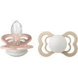 Bibs ortodontska duda supreme silicone night blush & vanilla | Shoptok.si