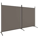 Sobna pregrada s 2 panela antracit 348 x 180 cm od tkanine | shoptok.hr