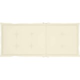  Blazine za vrtne stole 6 kosov krem 120x50x3 cm blago, (20623258) | Shoptok.si
