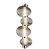  LED luster na sajli BOLLA LED/17W/230V pr. 16 cm sjajni hrom/dimljeno-siva | Eponuda.com