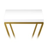  Stalak za cveće LOFT 70x24 cm zlatna/bela | Eponuda.com