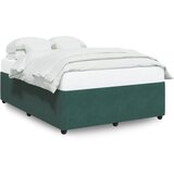 Furnova Posteljni okvir brez vzmetnice temno zelen 140x200 cm žamet, (21938884) | Shoptok.si