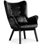 Sofotel Norse stolica s naslonom i osloncem za noge, crna | shoptok.hr