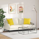  Jastučići za sofu 2 pcs Svijetlo žuta 45 x 45 cm tkanina | shoptok.hr