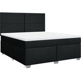  Krevet s oprugama i madracem crni 180x200 cm od tkanine | shoptok.hr