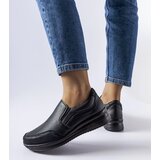 Gemre Black lace-up wedge sneakers Rhéaume | Shoptok.si