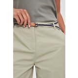 Marisse Cotton Shorts With Belt, Olive | Eponuda.ba