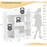 SoBuy knjižna omara za otroke v beli barvi v skandinavskem slogu, (20815217) | Shoptok.si