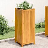 Maison Chic Vrtno cvetlično korito - Cvetlični Lonec s podlogo 42x42x100 cm akacijev les, (21790082) | Shoptok.si