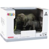  Set of 2 Elephant Figures Elephant with elephant from the Animals of the World series | shoptok.hr