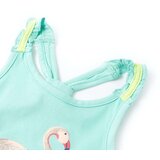  Dječja majica bez rukava svijetla boja mente 140 | shoptok.hr