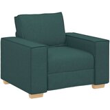  3-delni sedežni komplet z blazinami temno zelene tkanine, (22054346) | Shoptok.si