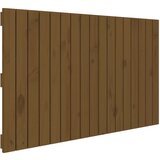 Maison Chic stensko posteljno vzglavje - vzglavna omarica - nočna omarica medeno rjavo 108x3x60 cm borovina, (21706649) | Shoptok.si