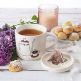 Orion Bijela porculanska šalica s poklopcem 4,5 l – | shoptok.hr