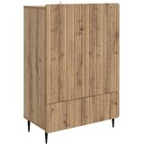 vidaXL Strani šal Artisan hrast 66 x 34,5 x 97 cm Inženirski les, (5000217686) | Shoptok.si