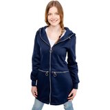 Glano Women's Extended Sweatshirt - blue Cijene