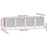  Povišena gredica 160 x 40 x 38 cm od polipropilena | Eponuda.com