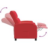  Fotelja s nagibom Crvena Umjetna koža | shoptok.hr