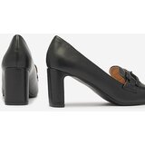 Resti Women's moccasin-style pumps in black Mokwell-Footwear | shoptok.hr