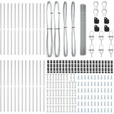  Zavarena žičana ograda sa 13 stupova 1.4x50 m cinkovani čelik | shoptok.hr