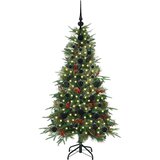 vidaXL Umetno Zložljivo Božično Drevo Zelena 120 cm PE in PVC | Shoptok.si