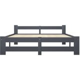  Posteljni okvir temno siv iz trdne borovine 160x200 cm, (20643886) | Shoptok.si