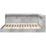  Krevet s policama Beton siva 160 x 200 cm Konstruirano drvo | shoptok.hr