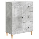 vidaXL Kreveta Betonska siva 66 x 34 5 x 90 cm Konstruirano drvo - Betonska siva | shoptok.hr