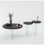 Hanah home set stolova serenity 2 anthracite transparent | ePonuda.com