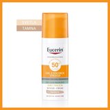 Eucerin oil control tonirani gel-krem za zaštitu masne kože od sunca spf 50+ tamni, 50 ml Cene