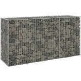 vidaXL Gabionski zid s poklopcima od pocinčanog čelika 200x60x100 cm | shoptok.hr
