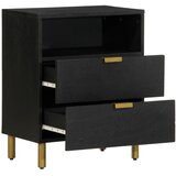 Maison Chic Nočna omarica - Nočna miza črna 50x33x62 cm Izoblikovan les, (21689769) | Shoptok.si