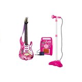 Lean Toys Otroška kitara z ojačevalcem in mikrofonom MP3 vhod roza | Shoptok.si