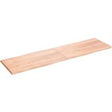 Stolna Mizna plošča svetlo rjava 220x60x4 cm obdelana trdna hrastovina, (20979329) | Shoptok.si