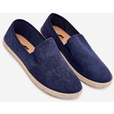 Boto Men's espadrille sneakers made of eco suede navy Lunaria | shoptok.hr
