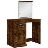  Toaletni stolić LED boja dimljenog hrasta 90 x 42 x 132,5 cm | shoptok.hr