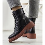 D/CEO Black wedge heeled boots Etylioo | Shoptok.si