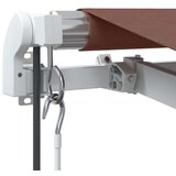 Tenda na automatsko uvlačenje s LED smeđa 400 x 300 cm | shoptok.hr