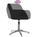  Vrtljiv pisarniški stol črno blago, (21377122) | Shoptok.si