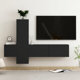  3-dijelni set TV ormarića crni od iverice | shoptok.hr