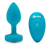 b-Vibe Vibracijski analni čep S/M, svetlo moder Cene