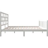  Za krevet od masivne borovine bijeli 140 x 200 cm | shoptok.hr