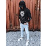 DStreet Black men's sweatshirt with print BX5326 | shoptok.hr