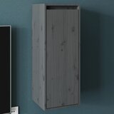 vidaXL Zidni ormarić sivi 30 x 30 x 80 cm od masivne borovine Cijene