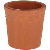 Esschert Design Cvetlični lonec iz terakote z reliefnim vzorcem - 12 cm Cene