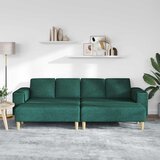  Kauč za dnevni boravak 3 pcs Tamnozelena Poliester | shoptok.hr