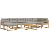  Set vanjskih sofa 8 pcs Bijela i svjetlosiva | Eponuda.ba