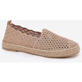 VINCEZA Women's Espadrilles With Weave Beige 13625 | shoptok.hr
