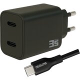 Redline Punjač sa USB-C kablom, 2 x USB-C, brzi, 35W, GaN - PQ351CC+CC1.2M60W Cijene