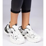 Gemre White sports sneakers on a chunky sole Lirata | shoptok.hr